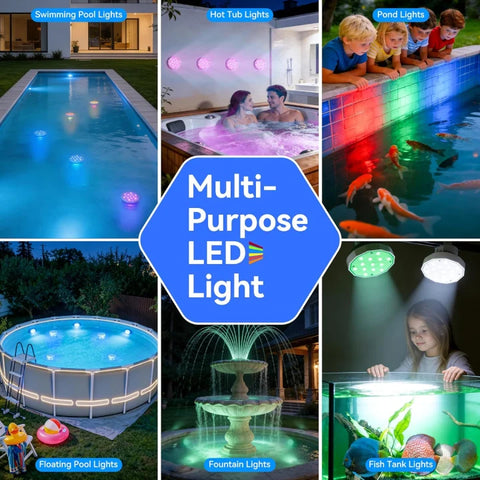 led lights for pool, hot tub, pod 