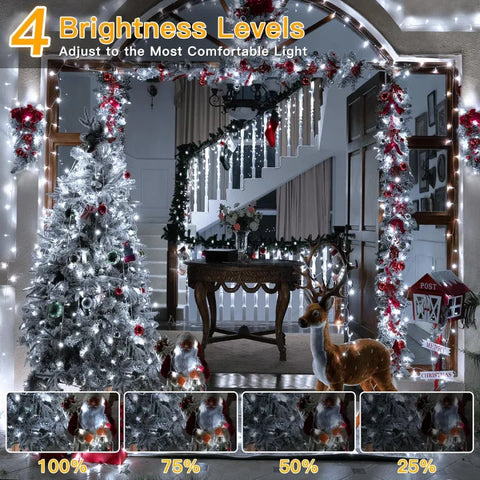brightness level of xmas lights