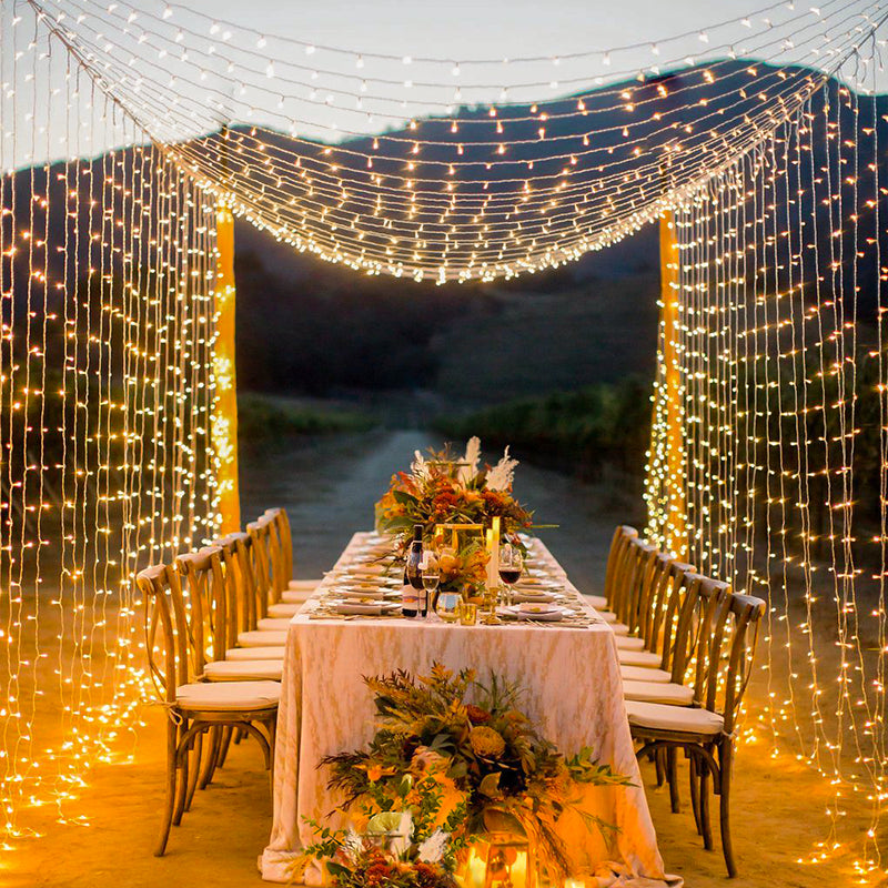 Ollny's 800 leds 262ft warm white wedding string lights