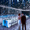 Ollny's wedding cool white string lights - green cable